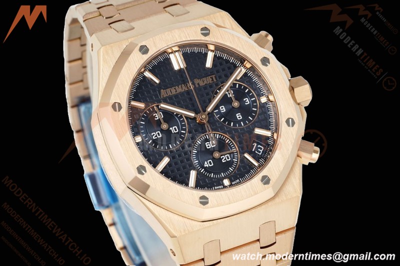 Audemars Piguet - Royal Oak Chrono 26240OR 41mm RG/RG Blue APSF SH4401