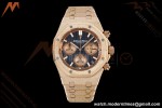 Audemars Piguet - Royal Oak Chrono 26239OR Frosted 41mm RG/RG Blue Dial APSF SH4401 | 오데마 피게 - 로얄 오크 크로노 26239OR 프로스티드 41mm RG/RG 블루 다이얼 APSF SH4401