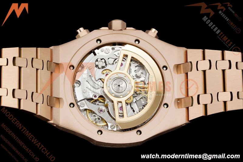 Audemars Piguet - Royal Oak Chrono 26239OR Frosted 41mm RG/RG Blue Dial APSF SH4401 | 오데마 피게 - 로얄 오크 크로노 26239OR 프로스티드 41mm RG/RG 블루 다이얼 APSF SH4401
