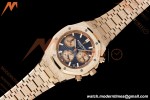 Audemars Piguet - Royal Oak Chrono 26239OR Frosted 41mm RG/RG Blue Dial APSF SH4401 | 오데마 피게 - 로얄 오크 크로노 26239OR 프로스티드 41mm RG/RG 블루 다이얼 APSF SH4401