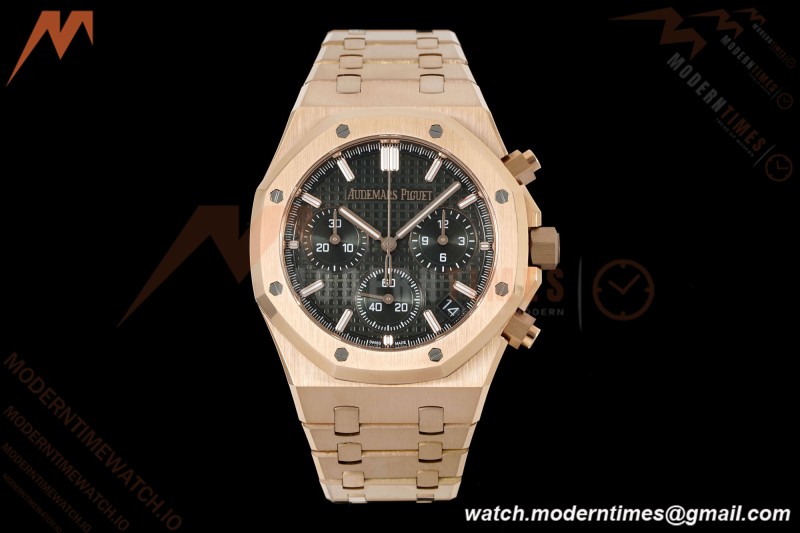 Audemars Piguet - Royal Oak Chrono 26240OR 41mm RG/RG Green APSF SH4401 | 오데마 피게 - 로얄 오크 크로노 26240OR 41mm RG/RG 그린 APSF SH4401