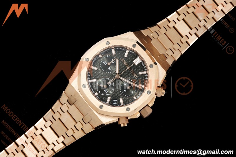 Audemars Piguet - Royal Oak Chrono 26240OR 41mm RG/RG Green APSF SH4401 | 오데마 피게 - 로얄 오크 크로노 26240OR 41mm RG/RG 그린 APSF SH4401