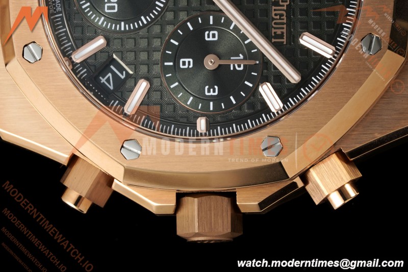 Audemars Piguet - Royal Oak Chrono 26240OR 41mm RG/RG Green APSF SH4401 | 오데마 피게 - 로얄 오크 크로노 26240OR 41mm RG/RG 그린 APSF SH4401