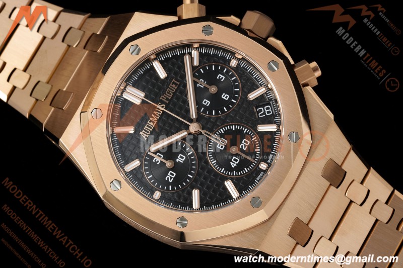Audemars Piguet - Royal Oak Chrono 26240OR 41mm RG/RG Black APSF SH4401