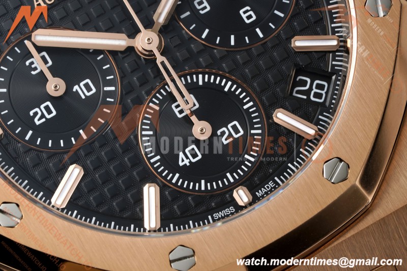 Audemars Piguet - Royal Oak Chrono 26240OR 41mm RG/RG Black APSF SH4401