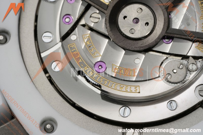 Audemars Piguet - AP ROO Chronograph Sec@12 44mm CER/CER/RU White APJF A3126 Mod
