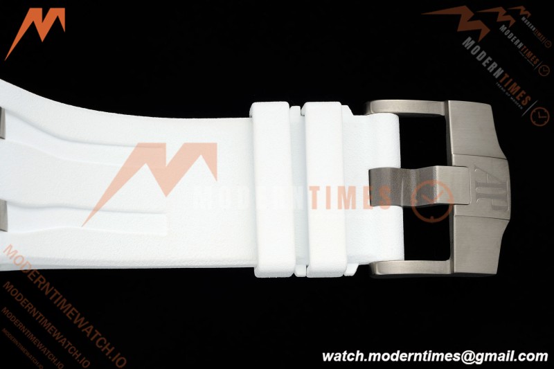 Audemars Piguet - AP ROO Chronograph Sec@12 44mm CER/CER/RU White APJF A3126 Mod
