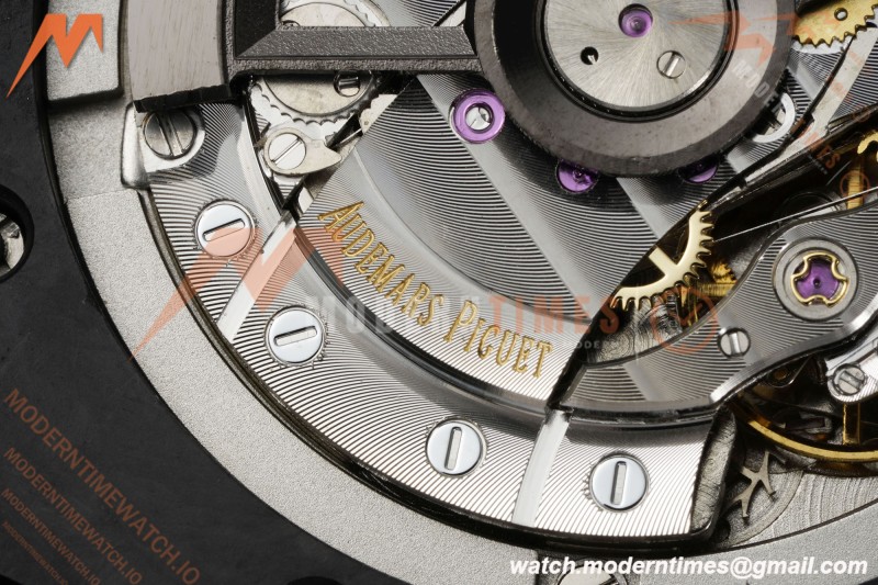 Audemars Piguet - AP ROO Chronograph Sec@12 26406FR 44mm CER/RG/RU Black APJF A3126 Mod
