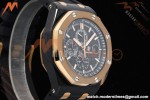 Audemars Piguet - AP ROO Chronograph Sec@12 26406FR 44mm CER/RG/RU Black APJF A3126 Mod