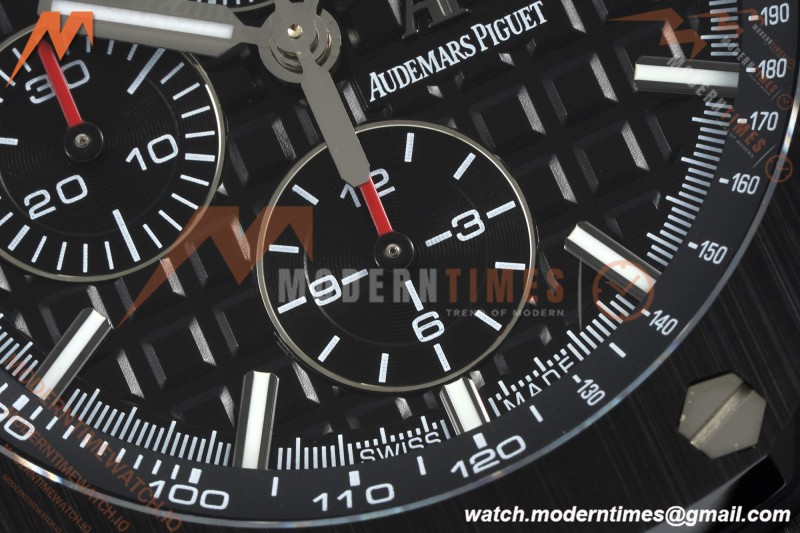 Audemars Piguet - AP ROO Chronograph Sec@12 26402CE 44mm CER/CER/RU Black APJF A3126 Mod