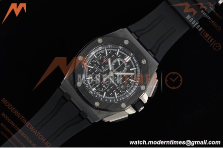 Audemars Piguet - AP ROO Chronograph Sec@12 26402CE 44mm CER/CER/RU Black APJF A3126 Mod