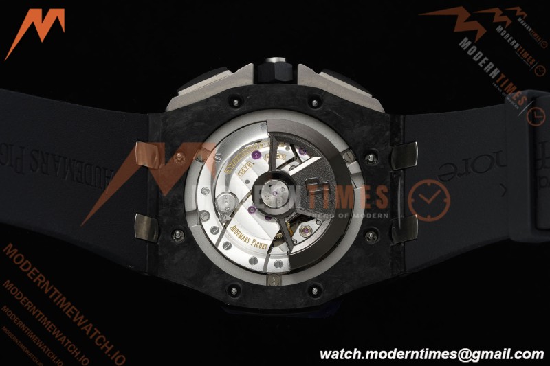 Audemars Piguet - AP ROO Chronograph Sec@12 26400AU 44mm CER/CER/RU Black APJF A3126 Mod | 오데마 피게 - AP ROO 크로노그래프 Sec@12 26400AU 44mm CER/CER/RU 블랙 APJF A3126 Mod