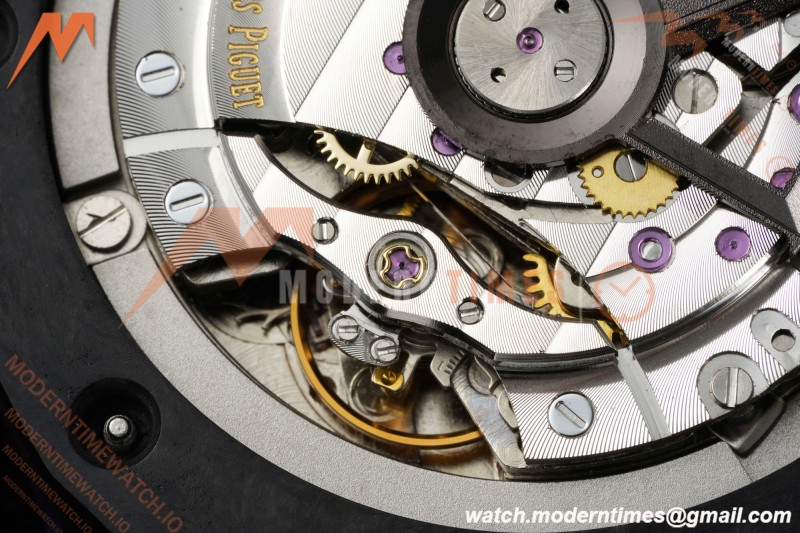 Audemars Piguet - AP ROO Chronograph Sec@12 26400AU 44mm CER/CER/RU Black APJF A3126 Mod | 오데마 피게 - AP ROO 크로노그래프 Sec@12 26400AU 44mm CER/CER/RU 블랙 APJF A3126 Mod