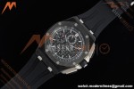Audemars Piguet - AP ROO Chronograph Sec@12 26400AU 44mm CER/CER/RU Black APJF A3126 Mod | 오데마 피게 - AP ROO 크로노그래프 Sec@12 26400AU 44mm CER/CER/RU 블랙 APJF A3126 Mod