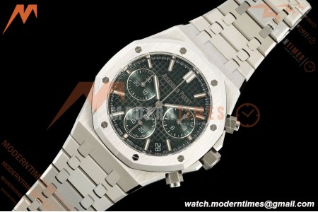 Audemars Piguet - Royal Oak 26240ST 41mm SS/SS Green SWF Dial DDF DD4401 | 오데마 피게 - 로얄 오크 26240ST 41mm SS/SS 그린 SWF 다이얼 DDF DD4401