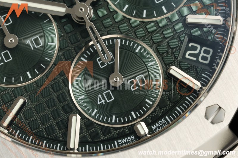 Audemars Piguet - Royal Oak 26240ST 41mm SS/SS Green SWF Dial DDF DD4401
