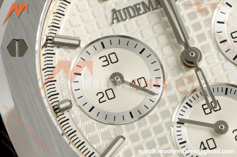 Audemars Piguet - Royal Oak 26240ST 41mm SS/SS White SWF Dial DDF DD4401 | 오데마 피게 - 로얄 오크 26240ST 41mm SS/SS 화이트 SWF 다이얼 DDF DD4401