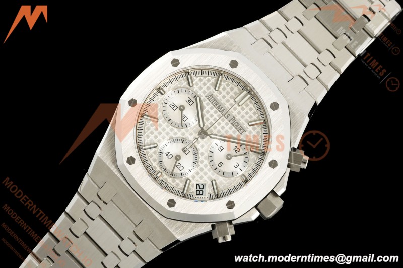 Audemars Piguet - Royal Oak 26240ST 41mm SS/SS White SWF Dial DDF DD4401 | 오데마 피게 - 로얄 오크 26240ST 41mm SS/SS 화이트 SWF 다이얼 DDF DD4401