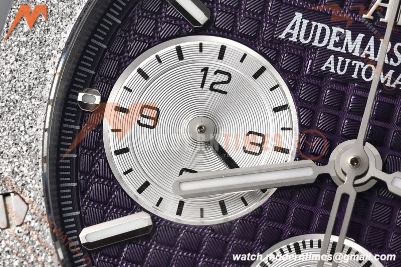 Audemars Piguet - Royal Oak Chrono 26331BC Frosted 41mm SS/SS Purple OMF Cal.2385 Mod
