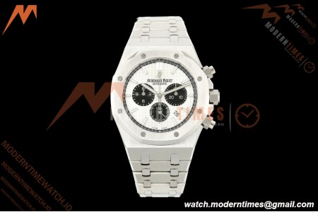 Audemars Piguet - Royal Oak Chronograph 26331ST 41mm SS/SS White/Stk APSF A2385
