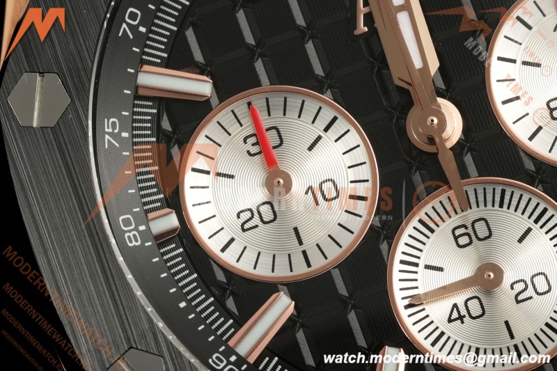 Audemars Piguet - Royal Oak Offshore Chronograph 43mm 26420RO RG/CER/RU Blk/Silv APPF Cal. 4401 Mod