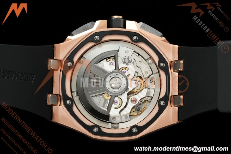 Audemars Piguet - Royal Oak Offshore Chronograph 43mm 26420RO RG/CER/RU Blk/Silv APPF Cal. 4401 Mod