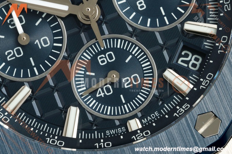 Audemars Piguet - Royal Oak Offshore Chronograph 43mm 26420SO SS/CER/NY Blue Dial APPF Cal. 4401 Mod | 오데마 피게 - 로얄 오크 오프쇼어 크로노그래프 43mm 26420SO SS/CER/NY 블루 다이얼 APPF Cal. 4401 Mod