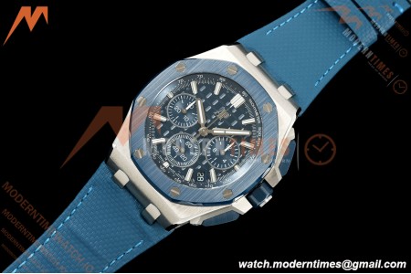 Audemars Piguet - Royal Oak Offshore Chronograph 43mm 26420SO SS/CER/NY Blue Dial APPF Cal. 4401 Mod | 오데마 피게 - 로얄 오크 오프쇼어 크로노그래프 43mm 26420SO SS/CER/NY 블루 다이얼 APPF Cal. 4401 Mod
