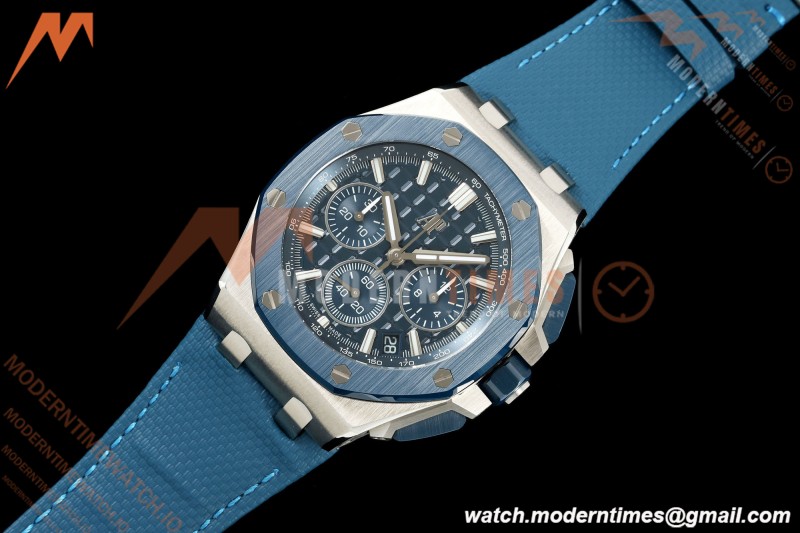 Audemars Piguet - Royal Oak Offshore Chronograph 43mm 26420SO SS/CER/NY Blue Dial APPF Cal. 4401 Mod | 오데마 피게 - 로얄 오크 오프쇼어 크로노그래프 43mm 26420SO SS/CER/NY 블루 다이얼 APPF Cal. 4401 Mod