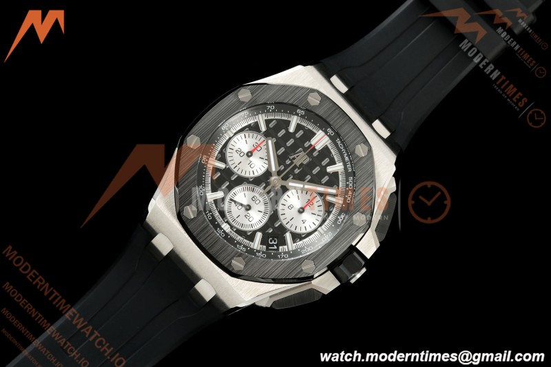 Audemars Piguet - Royal Oak Offshore Chronograph 43mm 26420SO SS/CER/RU Blk/Silv APPF Cal. 4401 Mod