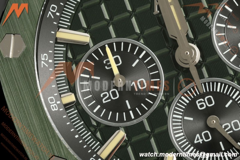 Audemars Piguet - Royal Oak Offshore Chronograph 43mm 26420CE CER/NY Green Dial APPF Cal. 4401 Mod