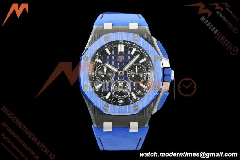 Audemars Piguet - Royal Oak Offshore Chronograph 43mm 26420CE CER/NY Blue Dial APPF Cal. 4401 Mod