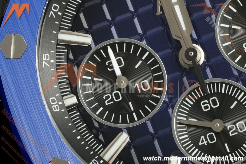 Audemars Piguet - Royal Oak Offshore Chronograph 43mm 26420CE CER/NY Blue Dial APPF Cal. 4401 Mod