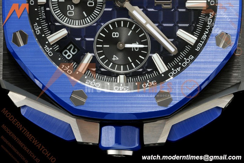 Audemars Piguet - Royal Oak Offshore Chronograph 43mm 26420CE CER/NY Blue Dial APPF Cal. 4401 Mod