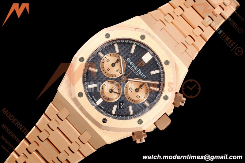 Audemars Piguet - Royal Oak Chronograph 26331OR RG/RG Blue/Stk APWF A2385 | 오데마 피게 - 로얄 오크 크로노그래프 26331OR RG/RG 블루/Stk APWF A2385
