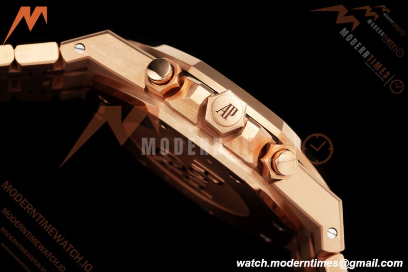 Audemars Piguet - Royal Oak Chronograph 26331OR RG/RG Brn/Stk APWF A2385