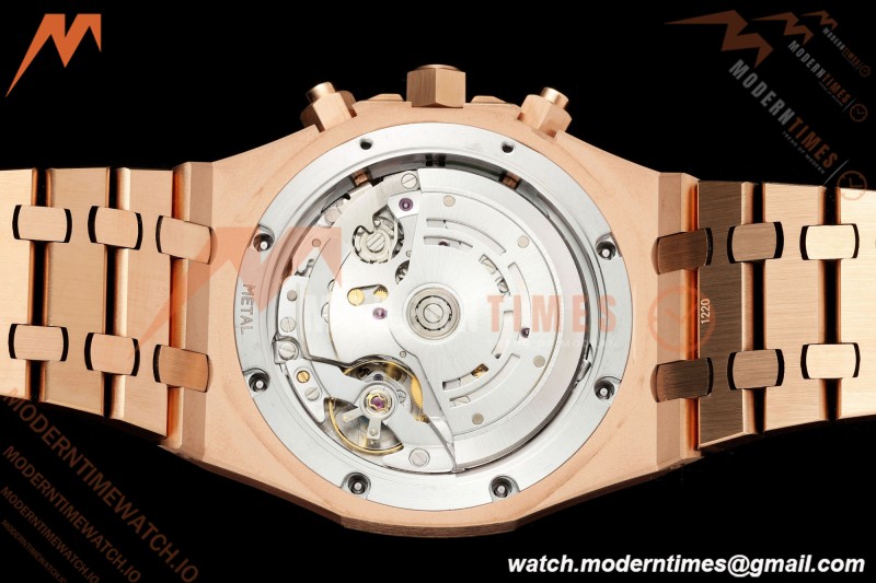 Audemars Piguet - Royal Oak Chronograph 26331OR RG/RG Brn/Stk APWF A2385