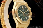 Audemars Piguet - Royal Oak Chronograph 26331BA YG/YG Grn/Stk APWF A2385