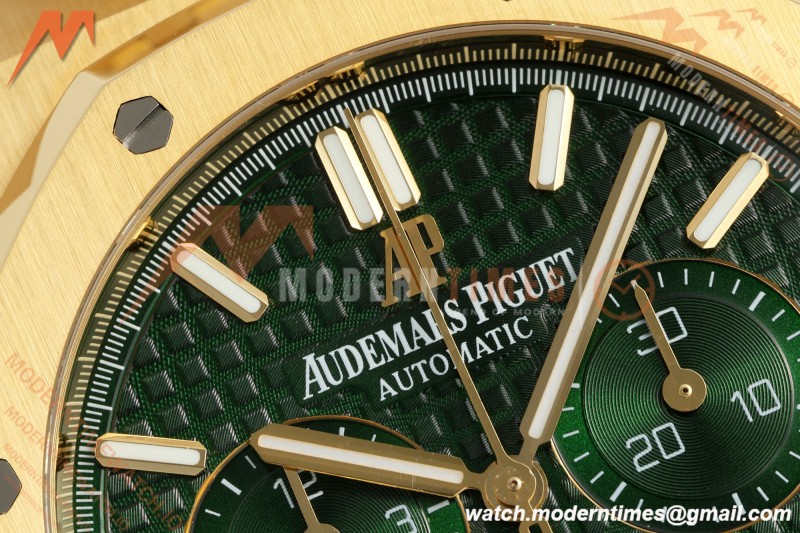 Audemars Piguet - Royal Oak Chronograph 26331BA YG/YG Grn/Stk APWF A2385