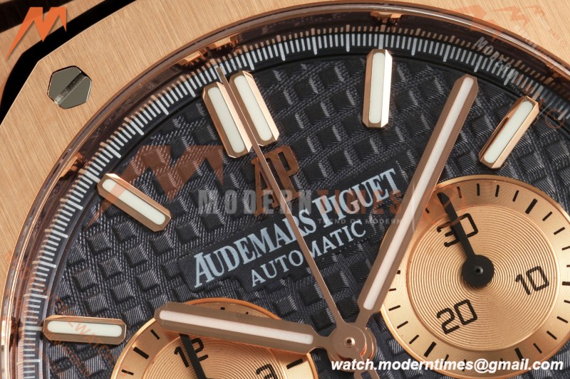 Audemars Piguet - Royal Oak Chronograph 26331OR RG/LE Blu/Stk APWF A2385
