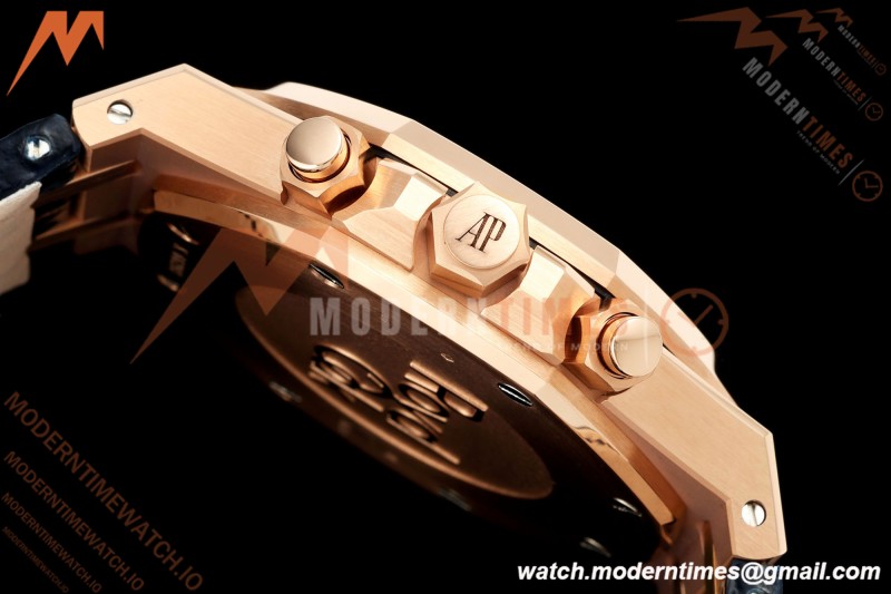 Audemars Piguet - Royal Oak Chronograph 26331OR RG/LE Blu/Stk APWF A2385