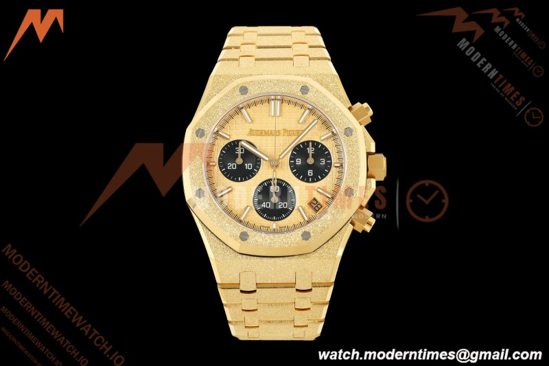 Audemars Piguet - Royal Oak Chrono 26240BA Gain Weight 41mm Frosted YG/YG SWF Gold Dial DDF DD4401