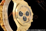 Audemars Piguet - Royal Oak Chrono 26240BA Gain Weight 41mm Frosted YG/YG SWF Gold Dial DDF DD4401