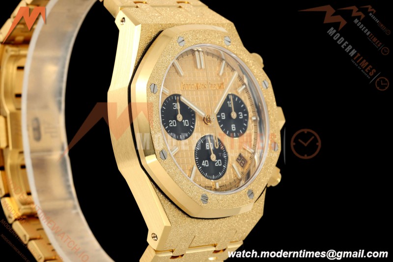 Audemars Piguet - Royal Oak Chrono 26240BA Gain Weight 41mm Frosted YG/YG SWF Gold Dial DDF DD4401