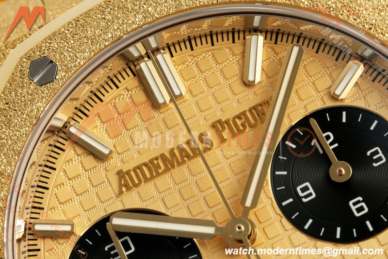 Audemars Piguet - Royal Oak Chrono 26240BA Gain Weight 41mm Frosted YG/YG SWF Gold Dial DDF DD4401