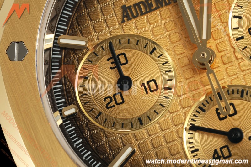 Audemars Piguet - Royal Oak Chrono 26240BA Gain Weight 41mm YG/YG SWF Smoked Gold Dial DDF DD4401