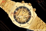 Audemars Piguet - Royal Oak Chrono 26240BA Gain Weight 41mm YG/YG SWF Smoked Gold Dial DDF DD4401