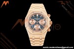 Audemars Piguet - Royal Oak Chrono 26239OR Gain Weight 41mm Frosted RG/RG SWF Blue Dial DDF DD4401 | 오데마 피게 - 로얄 오크 크로노 26239OR 게인 웨이트 41mm 프로스티드 RG/RG SWF 블루 다이얼 DDF DD4401