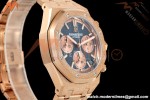 Audemars Piguet - Royal Oak Chrono 26239OR Gain Weight 41mm Frosted RG/RG SWF Blue Dial DDF DD4401 | 오데마 피게 - 로얄 오크 크로노 26239OR 게인 웨이트 41mm 프로스티드 RG/RG SWF 블루 다이얼 DDF DD4401