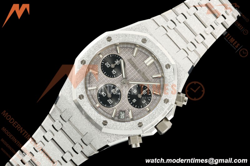 Audemars Piguet - Royal Oak Chrono 26240BC Gain Weight 41mm Frosted SS/SS SWF Grey Dial DDF DD4401 | 오데마 피게 - 로얄 오크 크로노 26240BC 게인 웨이트 41mm 프로스티드 SS/SS SWF 그레이 다이얼 DDF DD4401